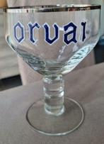 Oud Orval geslepen glas met dikke email!