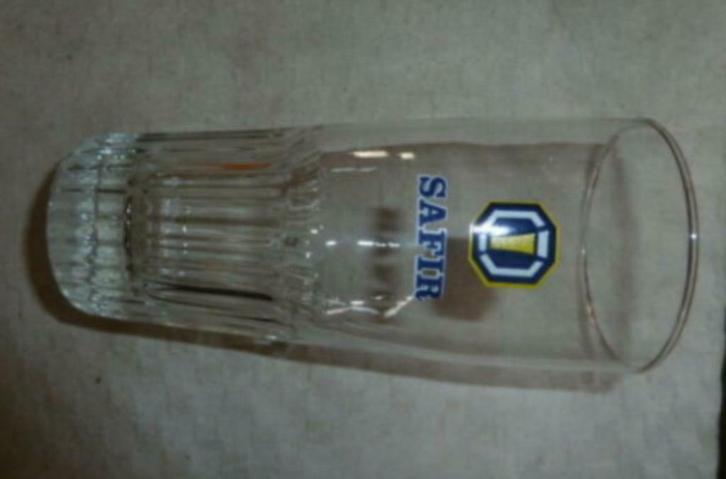 #G bier glas SAFIR Brouwerij De Gheest - Aalst, Verzamelen, Glas en Drinkglazen, Gebruikt, Bierglas, Ophalen of Verzenden
