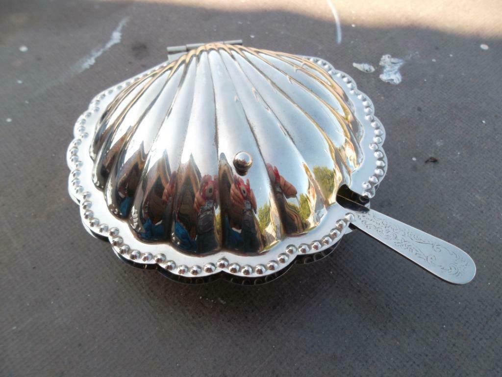 Bol à huîtres plaqué argent, Enlèvement ou Envoi, Utilisé, Autres types, Autres matériaux