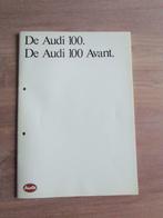 Folder Audi 100 (Avant) 1986, Audi, Ophalen of Verzenden, Zo goed als nieuw