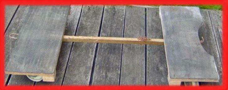 Plateauwagen / Kruiwagen / transportkar//: Aanpasbaar opperv, Tuin en Terras, Hand-tuingereedschap, Gebruikt
