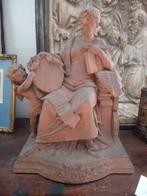 1895 Désiré DUWAERTS Diest terracotta allegorie van handel, Antiek en Kunst, Ophalen
