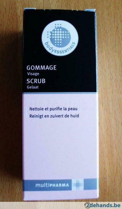 Te koop: NIEUW!! Gelaat scrub "Bodyessentials, multipharma", Handtassen en Accessoires, Uiterlijk | Lichaamsverzorging, Nieuw