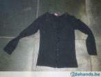 [4139]trui flair S met knopen, cardigan , zwart, Kleding | Dames, Flair, Zwart, Ophalen of Verzenden, Zo goed als nieuw