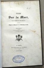 Vers Sur la Mort 1835 Necrologie 13e eeuw Frankrijk, Enlèvement ou Envoi