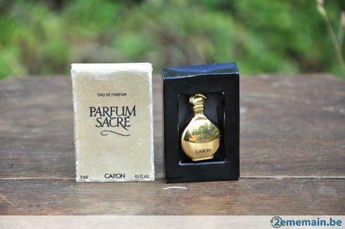 miniature de parfum sacre caron, Verzamelen, Parfumverzamelingen, Gebruikt, Ophalen of Verzenden