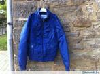 Blauwe jas, bomber jacket, medium, Only edge collection, Bleu, Porté, Enlèvement