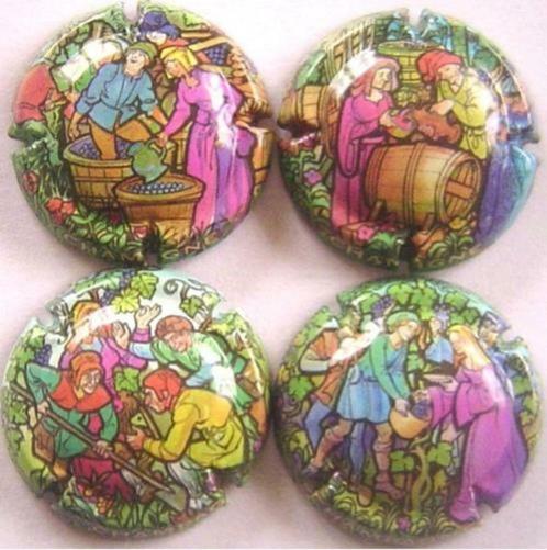 Champagne capsules - Generieken 731 "Vitraux" (G 731), Verzamelen, Overige Verzamelen, Zo goed als nieuw, Verzenden