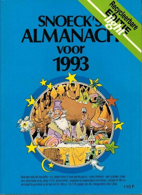 Snoeck's Almanach voor 1993, Livres, Journaux & Revues, Utilisé, Musique, Cinéma ou TV, Enlèvement ou Envoi