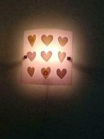 Muurlampje meisje kamer hartjes voor meisjes kinderkamer, Kinderen en Baby's, Gebruikt, Lamp, Ophalen