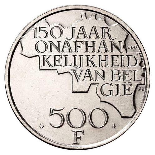 500 Frank 1980 NL - 150 jaar Onafhankelijkheid, Postzegels en Munten, Munten | België, Losse munt, Ophalen of Verzenden