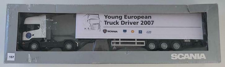 Scania Topline Young European Truck Driver 2007 -1596797-MIB, Hobby en Vrije tijd, Modelauto's | 1:43, Nieuw, Bus of Vrachtwagen