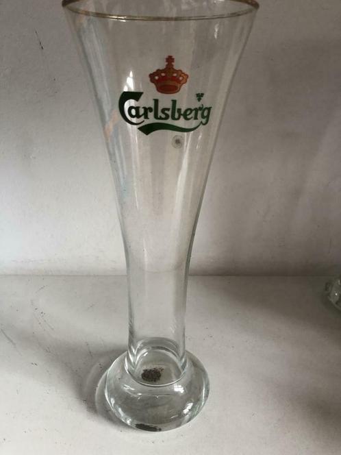 CARLSBERG, Duitse Dog ONdeelbaar lot (5 stuks), Verzamelen, Biermerken, Zo goed als nieuw, Glas of Glazen