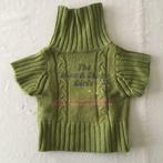 Khaki  groene trui zonder mouwen met rolkraag Maat 104, C&A, Meisje, Trui of Vest, Ophalen of Verzenden