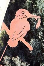 Superbe martin pecheur en fer forgé à fixer, Jardin & Terrasse, Enlèvement, Neuf