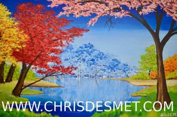 Impressionistisch landschapsschilderij  beschikbaar voor biedingen