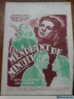 affiche de film vintage: le mendiant de minuit "1948 (2expl., Collections, Enlèvement ou Envoi, Utilisé