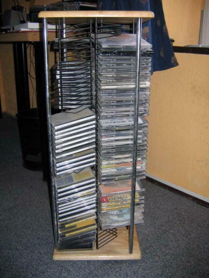 Porte cd jusqu’a 200 pcs., Maison & Meubles, Accessoires pour la Maison | Étagères pour CD & DVD, Comme neuf, CD, 150 disques ou plus