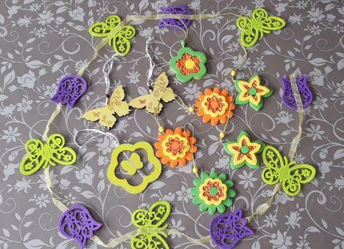 hangers: bloemen, vlinders (nieuw), Hobby & Loisirs créatifs, Hobby & Loisirs Autre, Neuf, Enlèvement