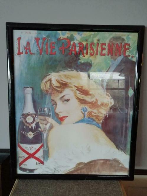 Vintage poster van Champagne Castellane, Verzamelen, Posters, Ophalen