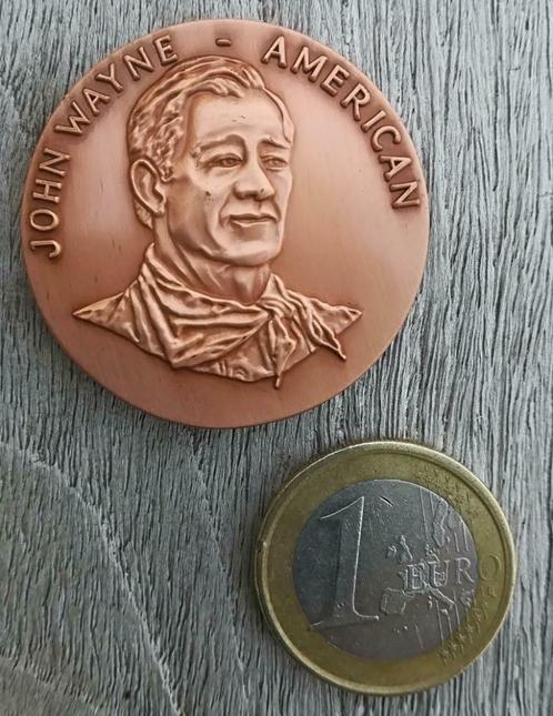 John Wayne special commemorative pocket-coin/aandenken, Collections, Objets militaires | Général, Autres, Enlèvement ou Envoi