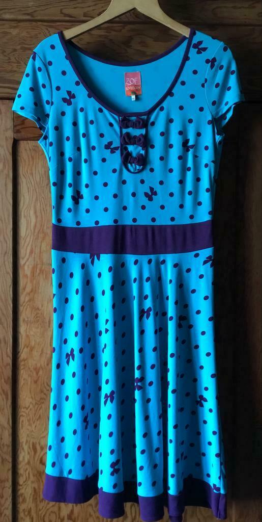 Nieuw kleedje Zoë Loveborn maat 40 appelblauwzeegroen paars, Enlèvement ou Envoi, Neuf, Taille 38/40 (M), Violet