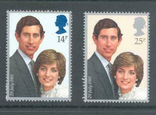 Grande-Bretagne 1981 Mariage du prince Charles Lady Diana**, Timbres & Monnaies, Timbres | Europe | Royaume-Uni, Non oblitéré