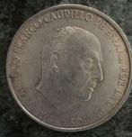 Spaanse munt 100 pesetas Spanje Franco 1966 (*66) Zeer goed, Postzegels en Munten, Munten | Europa | Euromunten, Zilver, Spanje