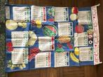 Grappige Vintage kalender keukenhanddoek 1960, Ophalen, Witgoed