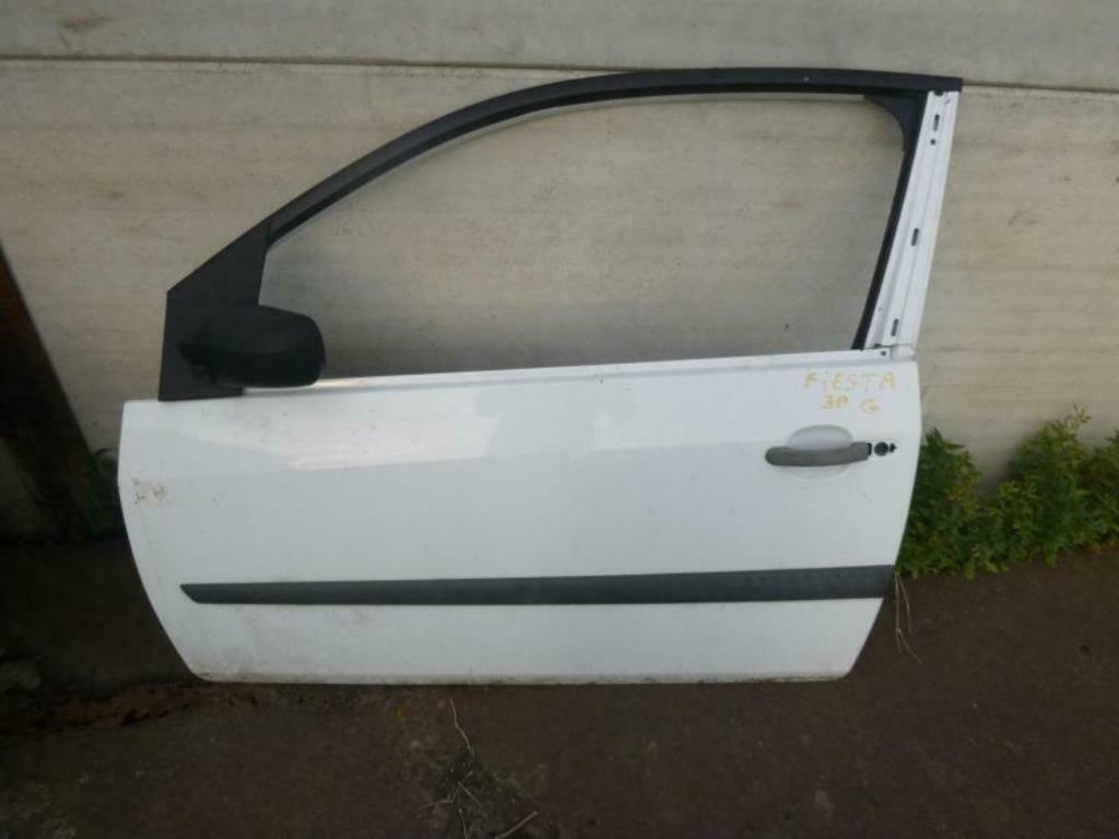 portiere  droite ford fiesta 3 portes blanche jusque 2008, Ophalen, Gebruikt, Deur, Ford