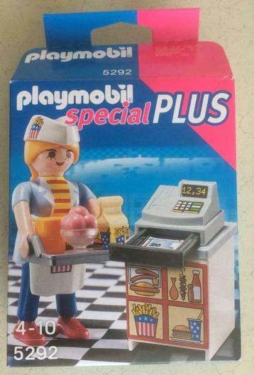 PLAYMOBIL 5292 Serveerster met kassa (kompleet in doos) beschikbaar voor biedingen