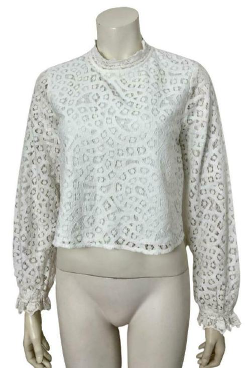 Blouse YAS - S - Neuf, Vêtements | Femmes, Blouses & Tuniques, Neuf, Taille 36 (S), Blanc, Envoi