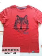 Jack Wolfskin T-shirt maat 128 in zeer goede staat, Jongen, Jack Wolfskin, Gebruikt, Ophalen of Verzenden