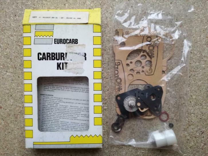 PEUGEOT 504 - CARBU REPARATIESET - NIEUW, Auto-onderdelen, Brandstofsystemen, Oldtimer onderdelen, Peugeot, Nieuw, Ophalen of Verzenden