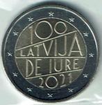 2 euro munt Letland 2021 100 jaar Letland UNC, Verzenden, Overige landen, 2 euro, Losse munt