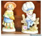 2 statuettes en biscuit capodimonte, Antiek en Kunst, Ophalen of Verzenden