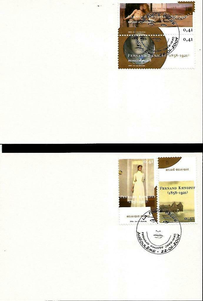 België 2004 Eerstedag- of gelegenheidsstempel (20 scans), Postzegels en Munten, Postzegels | Europa | België, Gestempeld, 1e dag stempel