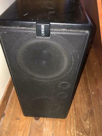 Canton Combi baskast woofer met satellieten, Audio, Tv en Foto, Luidsprekerboxen, Ophalen of Verzenden, Gebruikt, 60 tot 120 watt