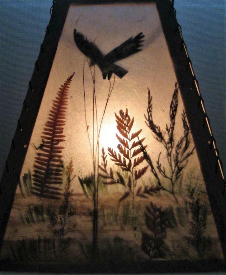 Lampenkap/lampen/lantaarnen * Lokta papier (Nepal) * savanna, Huis en Inrichting, Lampen | Lampenkappen, Nieuw, Minder dan 25 cm