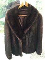 Manteau de fourrure femme, Ophalen, Gedragen, Maat 38/40 (M), Bruin