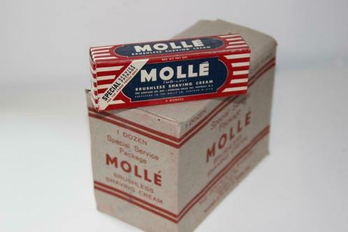 US WW2 1 Tube "Mollé" scheerschuim in de doos., Verzamelen, Militaria | Tweede Wereldoorlog, Landmacht, Overige typen, Verzenden