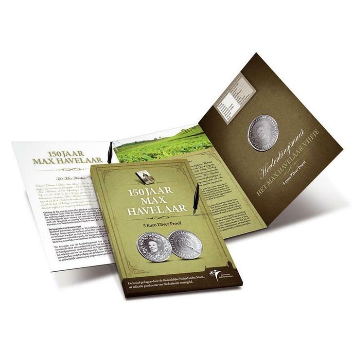 5 euro 2010 - Het Max Havelaarvijfje (PROOF in BLISTER), Postzegels en Munten, Munten | Europa | Euromunten, Losse munt, 5 euro