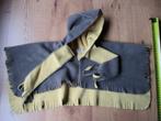 poncho kind ,overjasje , bruin – oker, Kinderen en Baby's, Ophalen of Verzenden, Zo goed als nieuw, One size