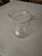 karaf in glas - waterkaraf - waterkruik  inhoud 0,5L kruik, Antiek en Kunst, Ophalen of Verzenden