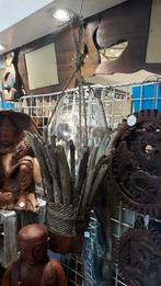 verre coulé sur une suspente en bois flotté, Antiquités & Art, Enlèvement ou Envoi
