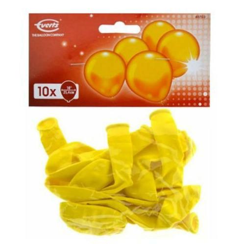 Ballonnen geel 10 stuks., Hobby en Vrije tijd, Feestartikelen, Nieuw, Versiering, Ophalen of Verzenden