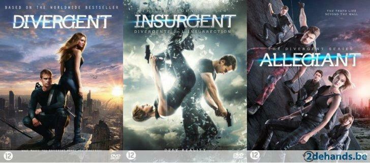 bagage Individualiteit Veel ② The Divergent Series: Divergent / Insurgent / Allegiant — Dvd's | Actie —  2dehands