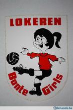 Retro / Vintage Sticker - Voetbal - Lokeren - Bonte Girls, Nieuw, Ophalen of Verzenden