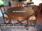 Salontafel en stoelen, Huis en Inrichting, 100 tot 150 cm, 150 tot 200 cm, Rond, Gebruikt
