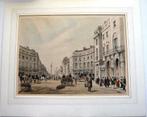 Lithografie TS Boys Regent Street 1842 Handgekleurd, Antiek en Kunst, Ophalen of Verzenden